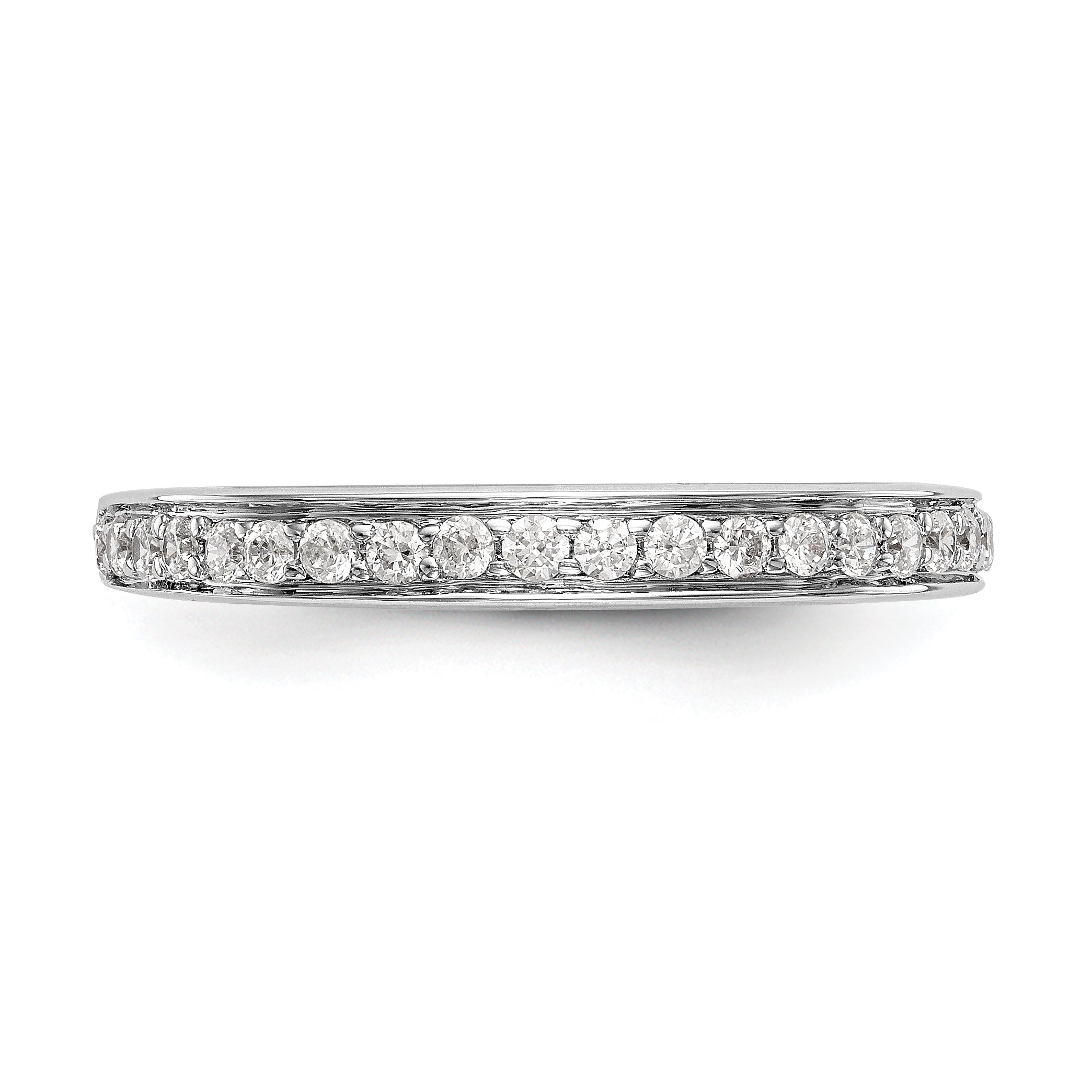 14K White Gold Lab Grown VS/SI+ G+ Dia Wedding Band