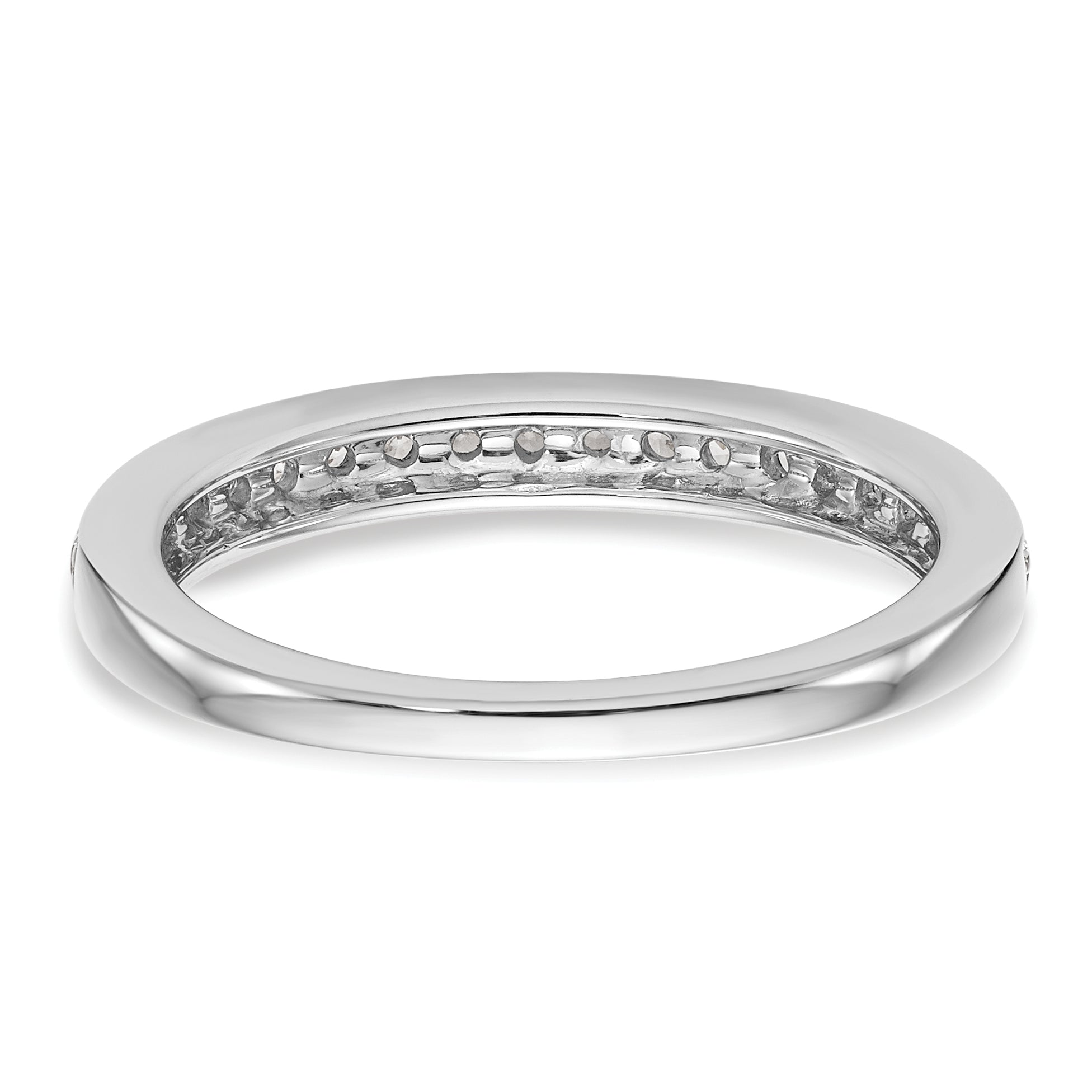 14K White Gold Lab Grown VS/SI+ G+ Dia Wedding Band