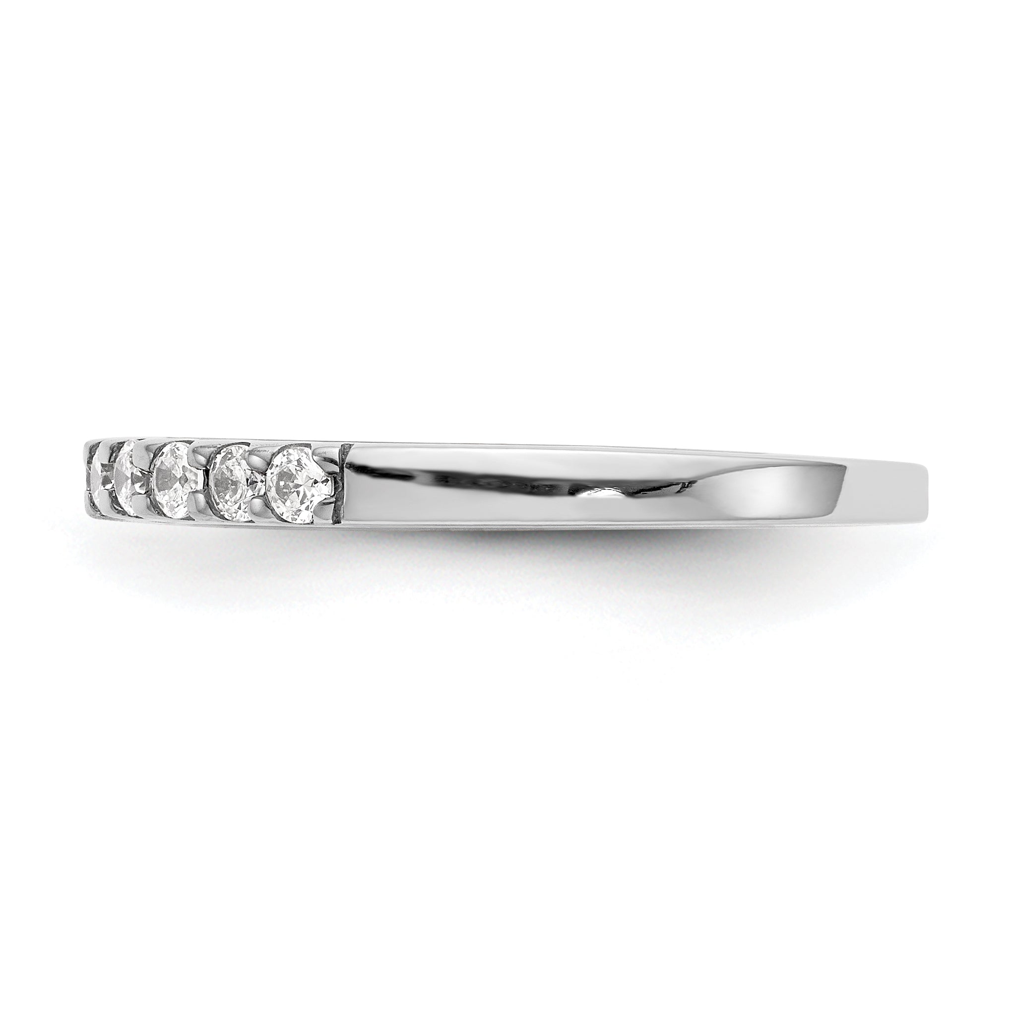 14k White Gold 1/3 carat Lab Grown Diamond VS/SI+ G+ Complete Wedding Band