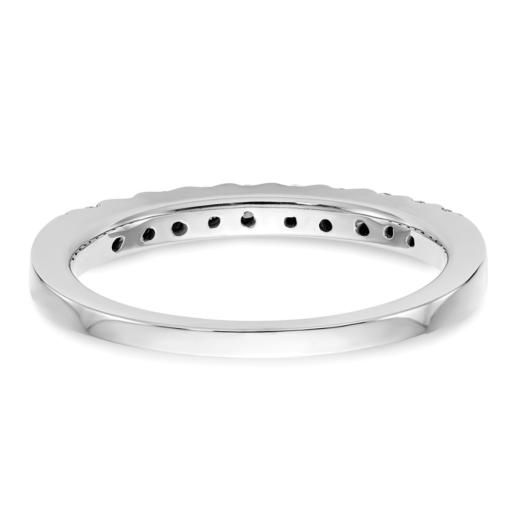 14k White Gold 1/3 carat Lab Grown Diamond VS/SI+ G+ Complete Wedding Band