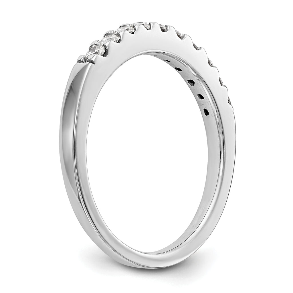 14k White Gold 1/3 carat Lab Grown Diamond VS/SI+ G+ Complete Wedding Band
