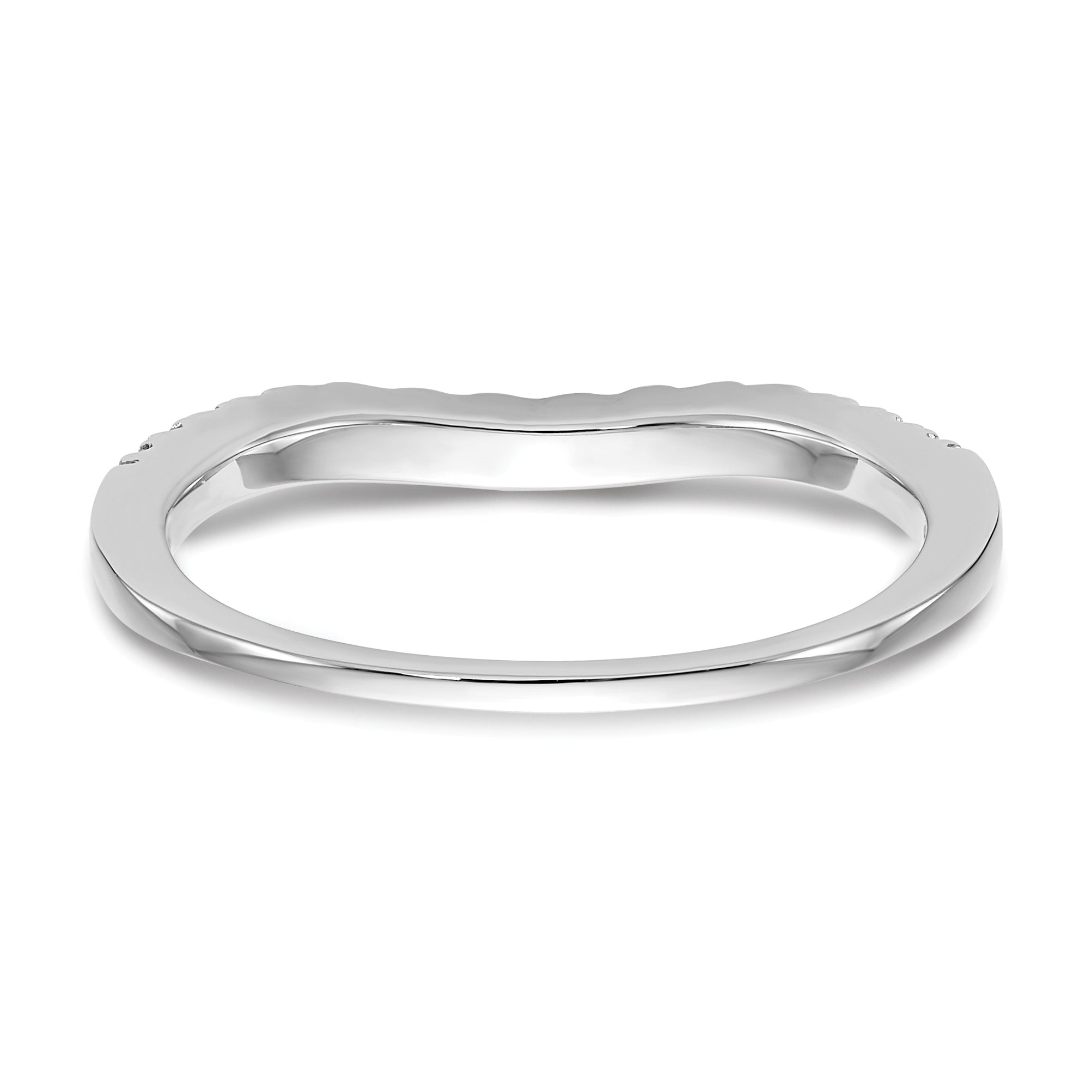 14k White Gold 1/3 carat Lab Grown Diamond VS/SI+ G+ Complete Wedding Band