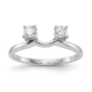 Lab-Grown Diamond Wedding Band in 14K White Gold, 3.1mm (1/4 ct. tw.), Size 7 - Sophia Jewelers