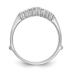 14k White Gold 1/3 carat Lab Grown Diamond VS/SI+ G+ Complete Ring Guard