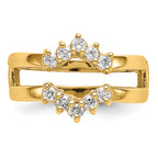 14k 1/3 carat Lab Grown Diamond VS/SI+ G+ Complete Ring Guard