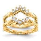 14k 1/3 carat Lab Grown Diamond VS/SI+ G+ Complete Ring Guard