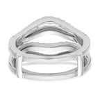 Lab-Grown Diamond Ring Guard in 14K White Gold, 6.8mm (5/8 ct. tw.), Size 7 - Sophia Jewelers