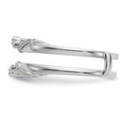 14k White Gold 1/5 carat Lab Grown Diamond VS/SI+ G+ Complete Ring Guard