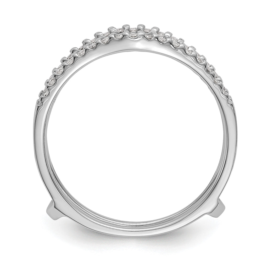 Lab-Grown Diamond Ring Guard in 14K White Gold, 4.8mm (1/4 ct. tw.), Size 7 - Sophia Jewelers