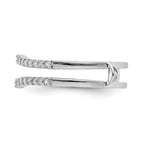 Lab-Grown Diamond Ring Guard in 14K White Gold, 4.8mm (1/4 ct. tw.), Size 7 - Sophia Jewelers
