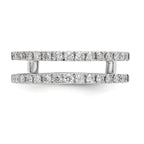 Lab-Grown Diamond Ring Guard in 14K White Gold, 5.5mm (1/2 ct. tw.), Size 7 - Sophia Jewelers