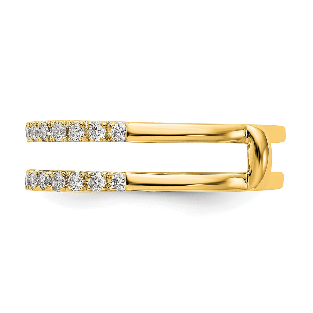 Lab-Grown Diamond Ring Guard in 14K Yellow Gold, 5.5mm (1/2 ct. tw.), Size 7 - Sophia Jewelers