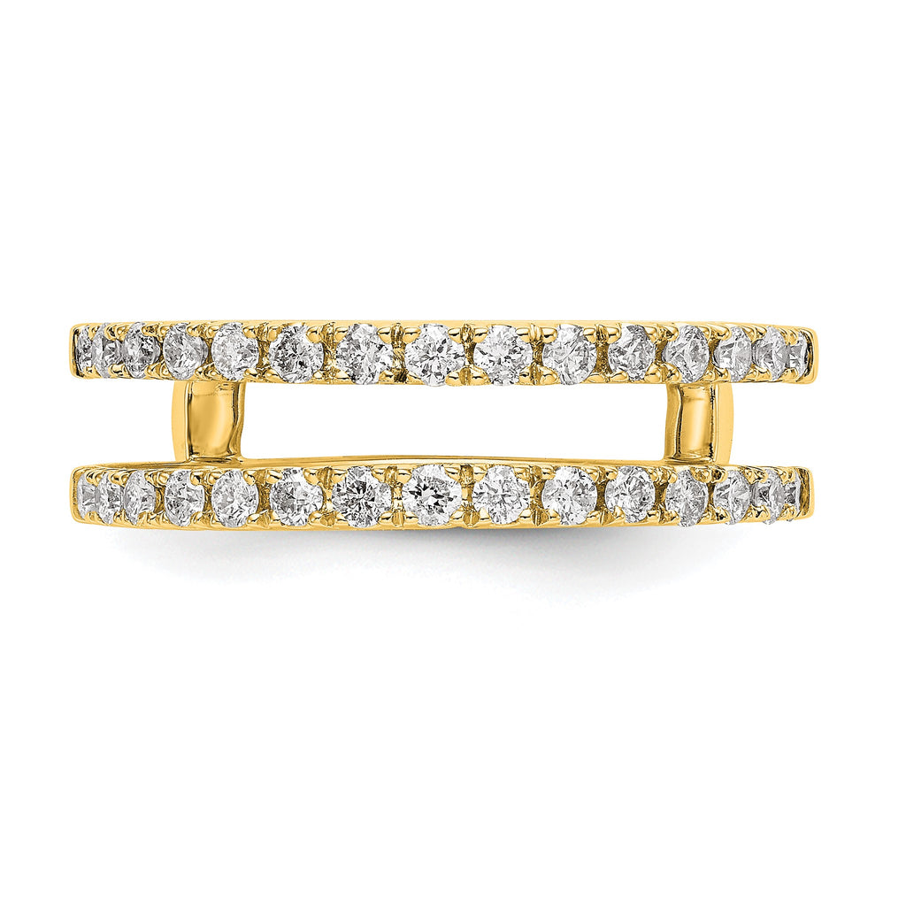 Lab-Grown Diamond Ring Guard in 14K Yellow Gold, 5.5mm (1/2 ct. tw.), Size 7 - Sophia Jewelers