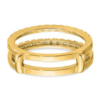 Lab-Grown Diamond Ring Guard in 14K Yellow Gold, 5.5mm (1/2 ct. tw.), Size 7 - Sophia Jewelers