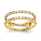 Lab-Grown Diamond Ring Guard in 14K Yellow Gold, 5.5mm (1/2 ct. tw.), Size 7 - Sophia Jewelers