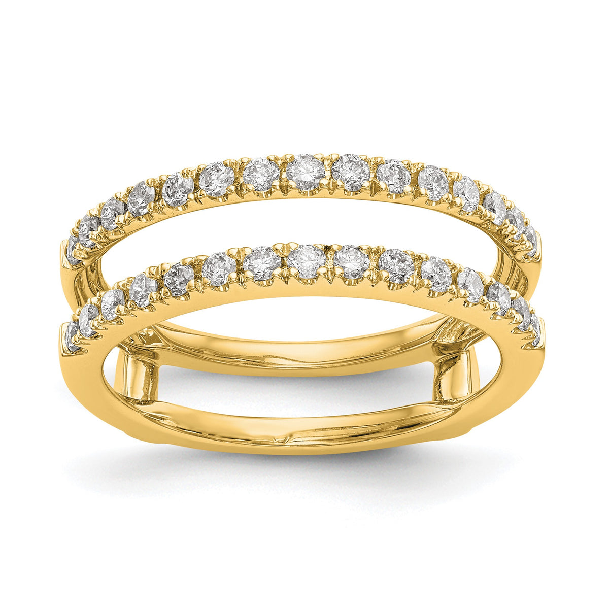 Lab-Grown Diamond Ring Guard in 14K Yellow Gold, 5.5mm (1/2 ct. tw.), Size 7 - Sophia Jewelers