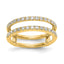 Lab-Grown Diamond Ring Guard in 14K Yellow Gold, 5.5mm (1/2 ct. tw.), Size 7 - Sophia Jewelers