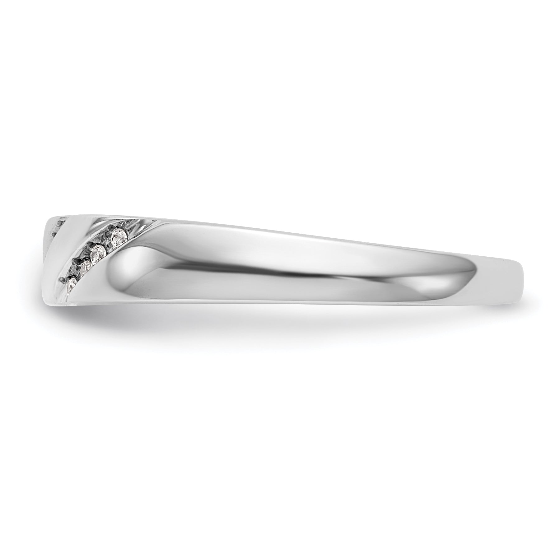 14K White Gold Lab Grown VS/SI+ G+ Dia Complete Trio Ladies Wedding Band
