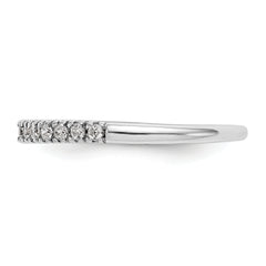 14k White Gold 1/4 carat Lab Grown Diamond VS/SI+ G+ Complete Band