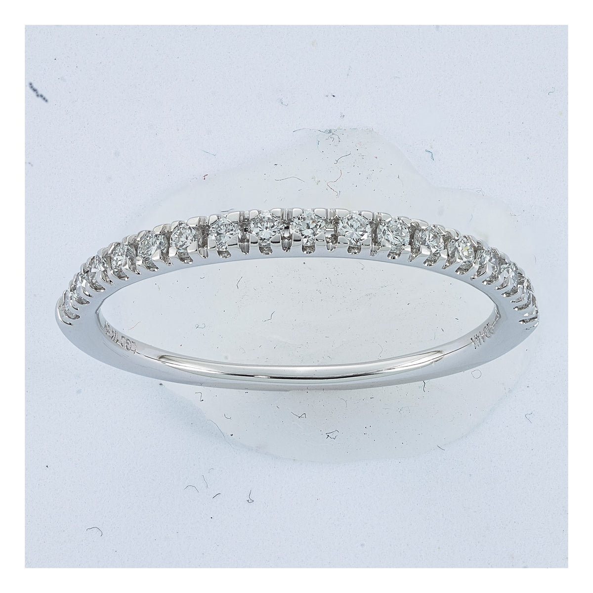 Lab-Grown Diamond Wedding Band in 14K White Gold, 2.2mm (1/4 ct. tw.), Size 7 - Sophia Jewelers Main image