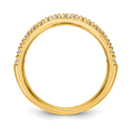 Lab-Grown Diamond Wedding Band in 14K Yellow Gold, 2.2mm (1/4 ct. tw.), Size 7 - Sophia Jewelers