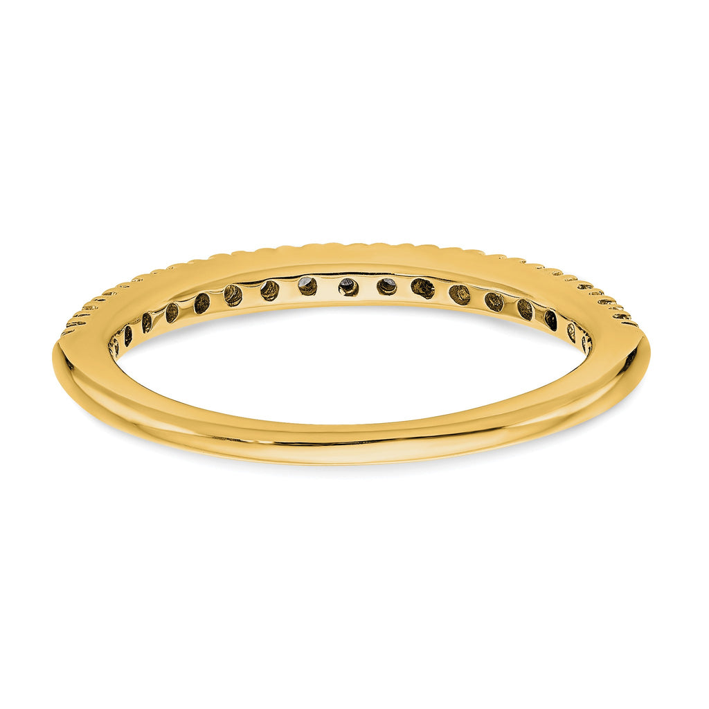 Lab-Grown Diamond Wedding Band in 14K Yellow Gold, 2.2mm (1/4 ct. tw.), Size 7 - Sophia Jewelers