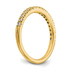 Lab-Grown Diamond Wedding Band in 14K Yellow Gold, 2.2mm (1/4 ct. tw.), Size 7 - Sophia Jewelers