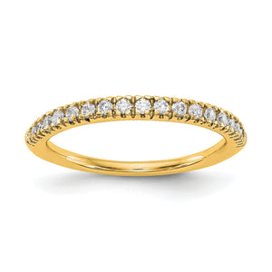 Lab-Grown Diamond Wedding Band in 14K Yellow Gold, 2.2mm (1/4 ct. tw.), Size 7 - Sophia Jewelers