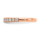 Lab-Grown Diamond Wedding Band in 14K Rose Gold, 2.8mm (1/2 ct. tw.), Size 7 - Sophia Jewelers