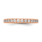 Lab-Grown Diamond Wedding Band in 14K Rose Gold, 2.8mm (1/2 ct. tw.), Size 7 - Sophia Jewelers