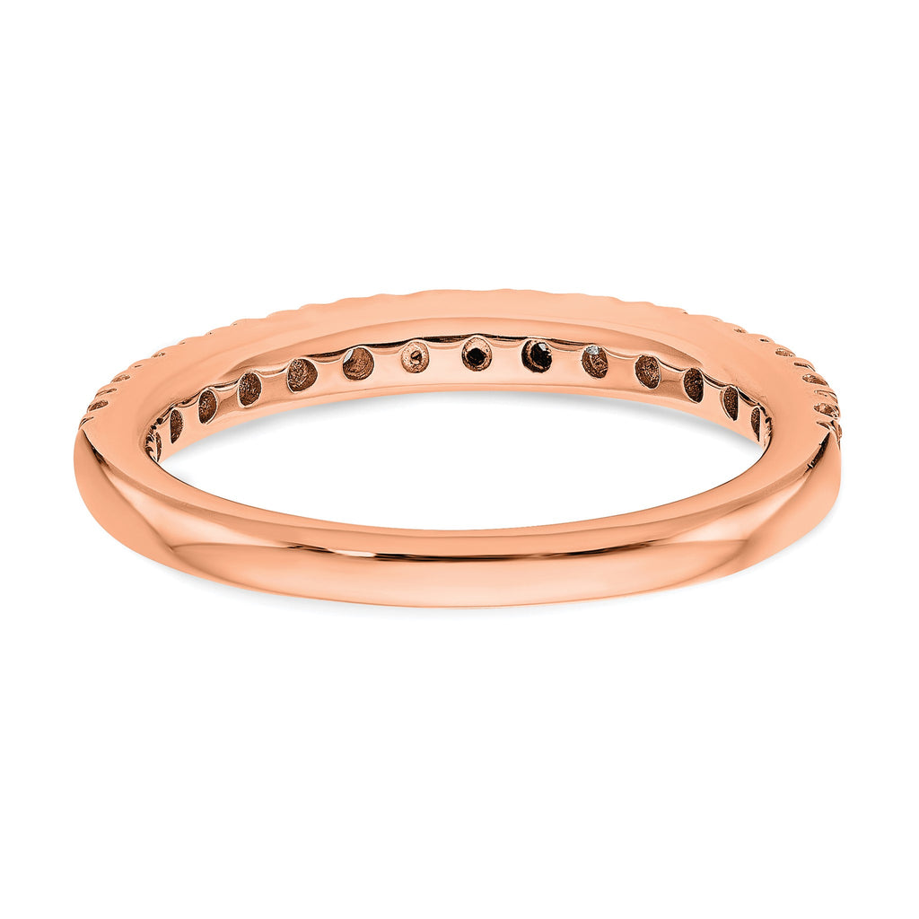 Lab-Grown Diamond Wedding Band in 14K Rose Gold, 2.8mm (1/2 ct. tw.), Size 7 - Sophia Jewelers