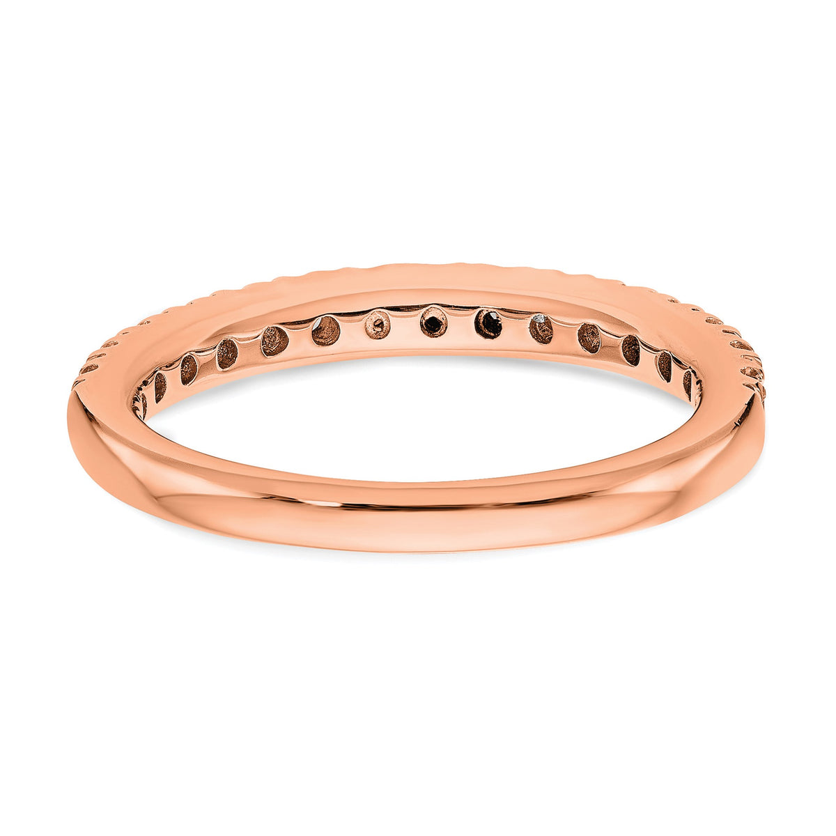Lab-Grown Diamond Wedding Band in 14K Rose Gold, 2.8mm (1/2 ct. tw.), Size 7 - Sophia Jewelers