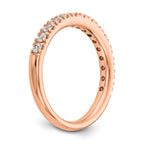 Lab-Grown Diamond Wedding Band in 14K Rose Gold, 2.8mm (1/2 ct. tw.), Size 7 - Sophia Jewelers