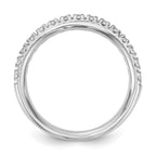 Lab-Grown Diamond Wedding Band in 14K White Gold, 2.8mm (1/2 ct. tw.), Size 7 - Sophia Jewelers