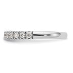 14k White Gold 1/2 carat Lab Grown Diamond VS/SI+ G+ Complete Band