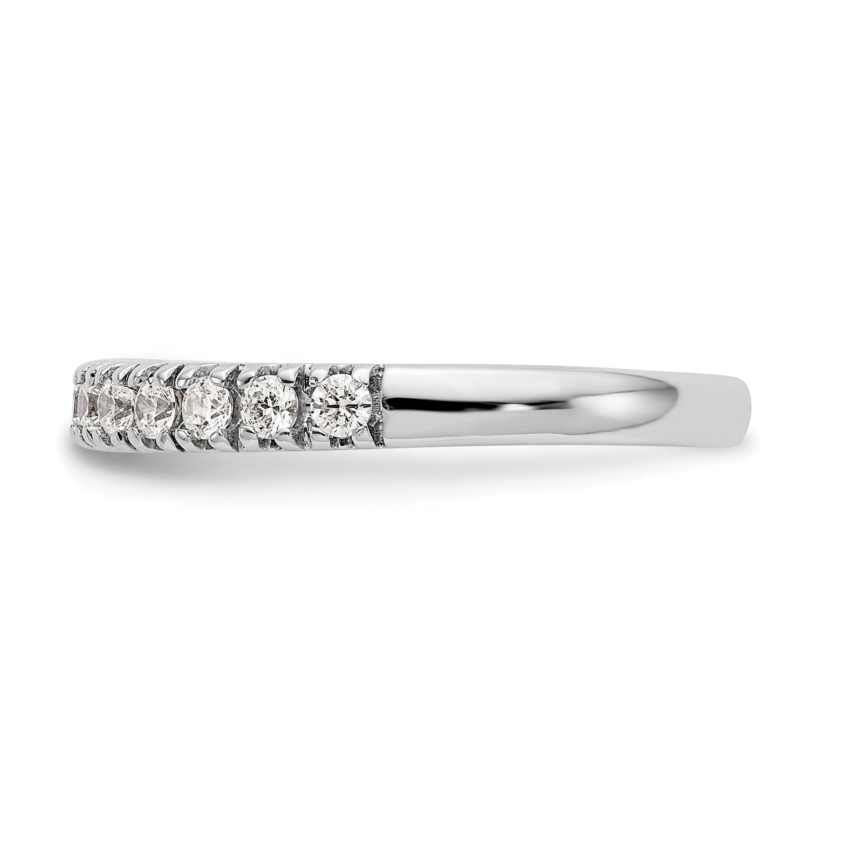 Lab-Grown Diamond Wedding Band in 14K White Gold, 2.8mm (1/2 ct. tw.), Size 7 - Sophia Jewelers