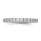 14k White Gold 1/2 carat Lab Grown Diamond VS/SI+ G+ Complete Band