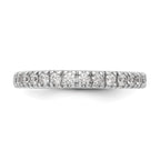 Lab-Grown Diamond Wedding Band in 14K White Gold, 2.8mm (1/2 ct. tw.), Size 7 - Sophia Jewelers