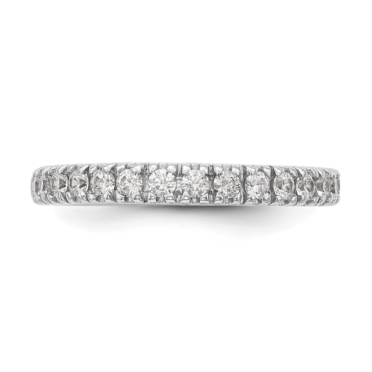 Lab-Grown Diamond Wedding Band in 14K White Gold, 2.8mm (1/2 ct. tw.), Size 7 - Sophia Jewelers