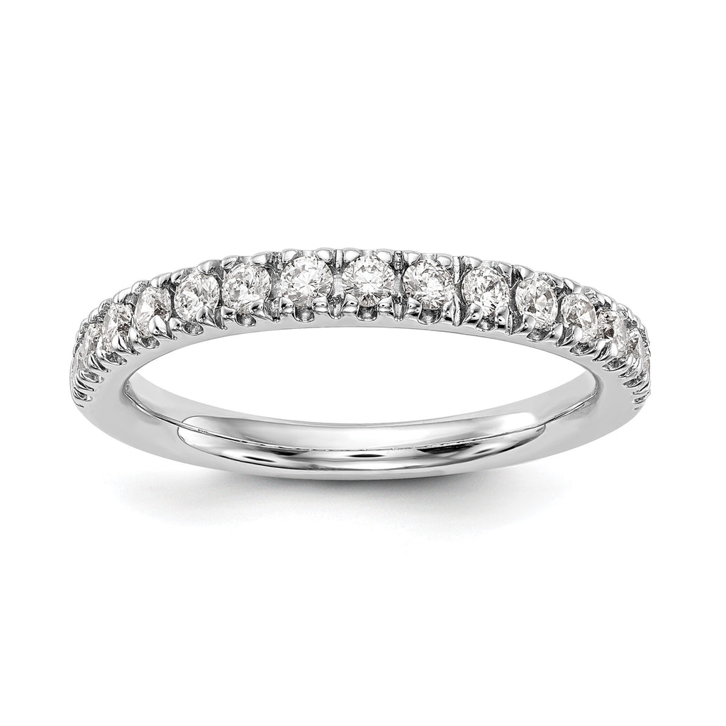 Lab-Grown Diamond Wedding Band in 14K White Gold, 2.8mm (1/2 ct. tw.), Size 7 - Sophia Jewelers