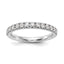Lab-Grown Diamond Wedding Band in 14K White Gold, 2.8mm (1/2 ct. tw.), Size 7 - Sophia Jewelers