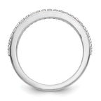 Lab-Grown Diamond Wedding Band in 14K White Gold, 2mm (1/4 ct. tw.), Size 7 - Sophia Jewelers