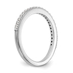 Lab-Grown Diamond Wedding Band in 14K White Gold, 2mm (1/4 ct. tw.), Size 7 - Sophia Jewelers