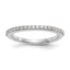 Lab-Grown Diamond Wedding Band in 14K White Gold, 2mm (1/4 ct. tw.), Size 7 - Sophia Jewelers