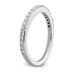 Lab-Grown Diamond Wedding Band in 14K White Gold, 2mm (3/8 ct. tw.), Size 7 - Sophia Jewelers