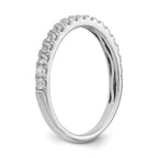 14k White Gold 3/8 carat Lab Grown Diamond VS/SI+ G+ Complete Band