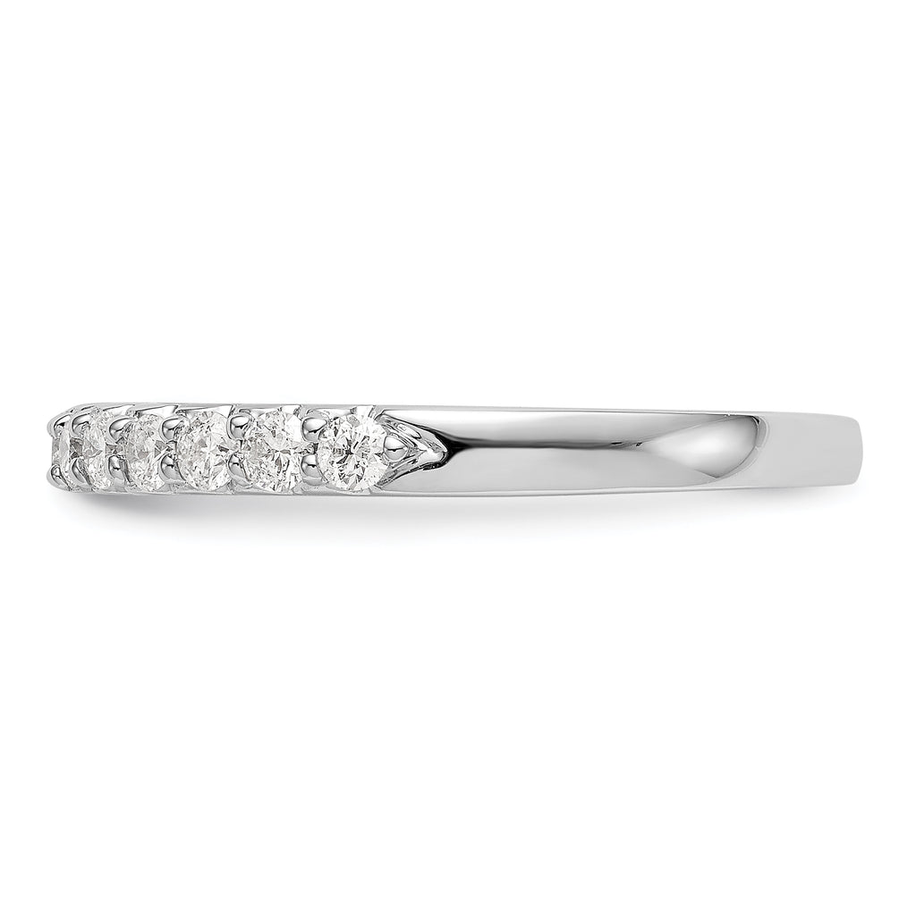 14k White Gold 1/3 carat Lab Grown Diamond VS/SI+ G+ Complete Band