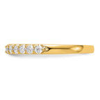 14k 1/3 carat Lab Grown Diamond VS/SI+ G+ Complete Band