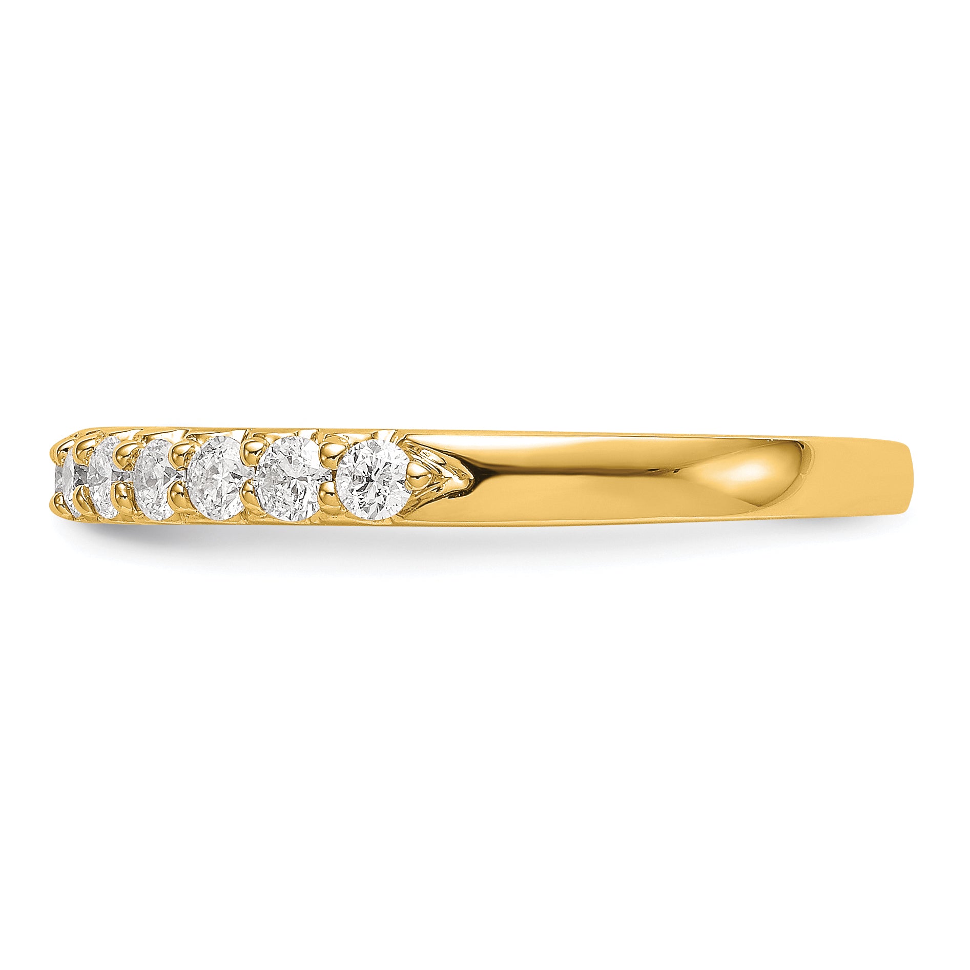 14k 1/3 carat Lab Grown Diamond VS/SI+ G+ Complete Band