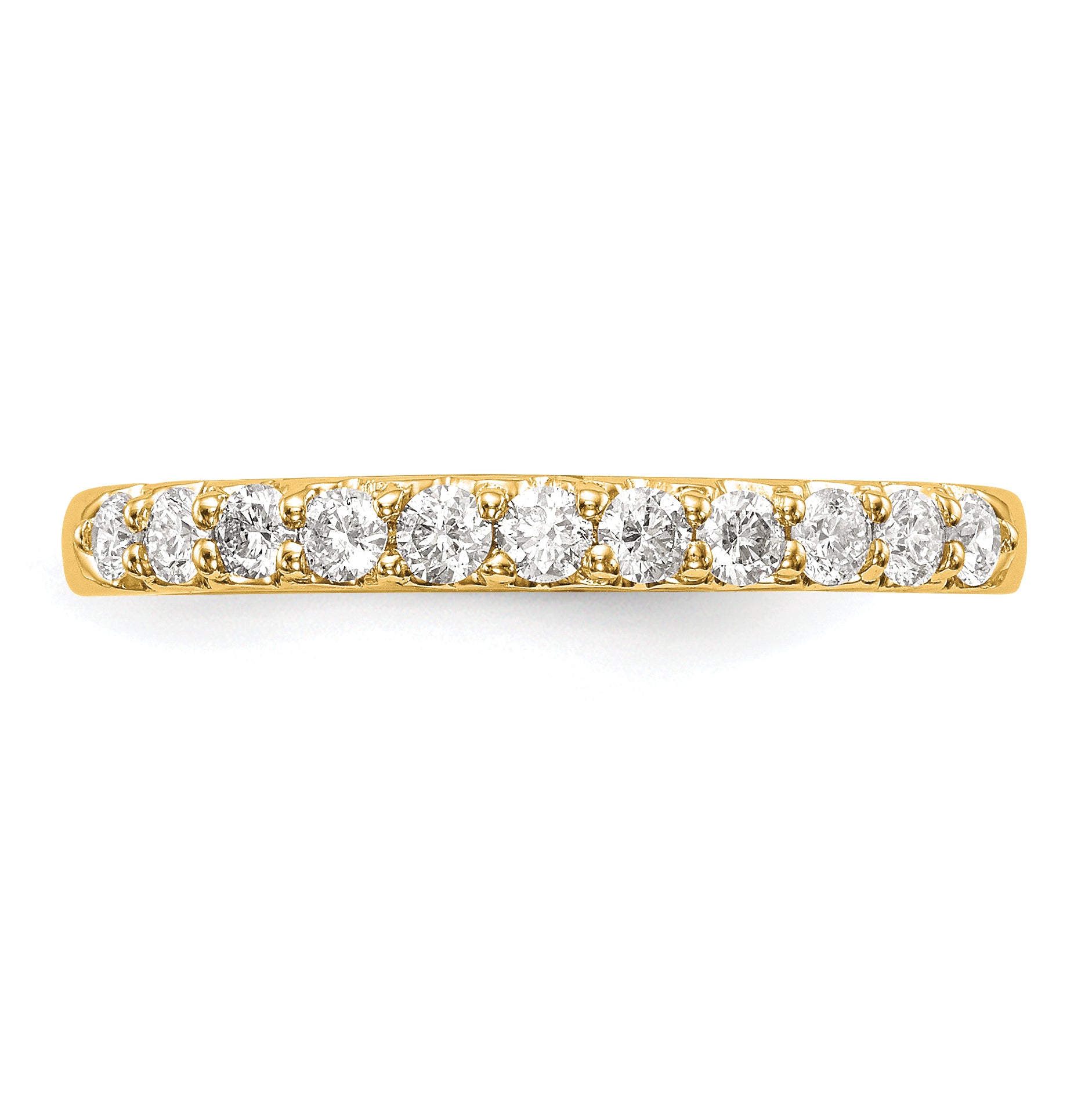 14k 1/3 carat Lab Grown Diamond VS/SI+ G+ Complete Band